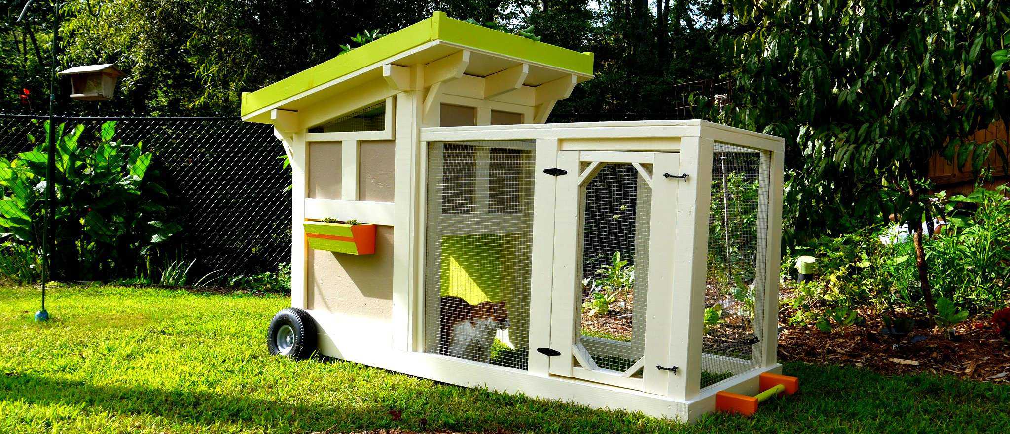 "The Quacker Box" - A green roof duck house or duck coop