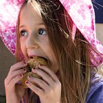 "Yes, I can fit an entire apple doughnut into my mouth."