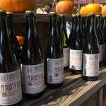 Some of the delicious hard ciders available at Windy Hill Orchard & Cidery in York, SC.