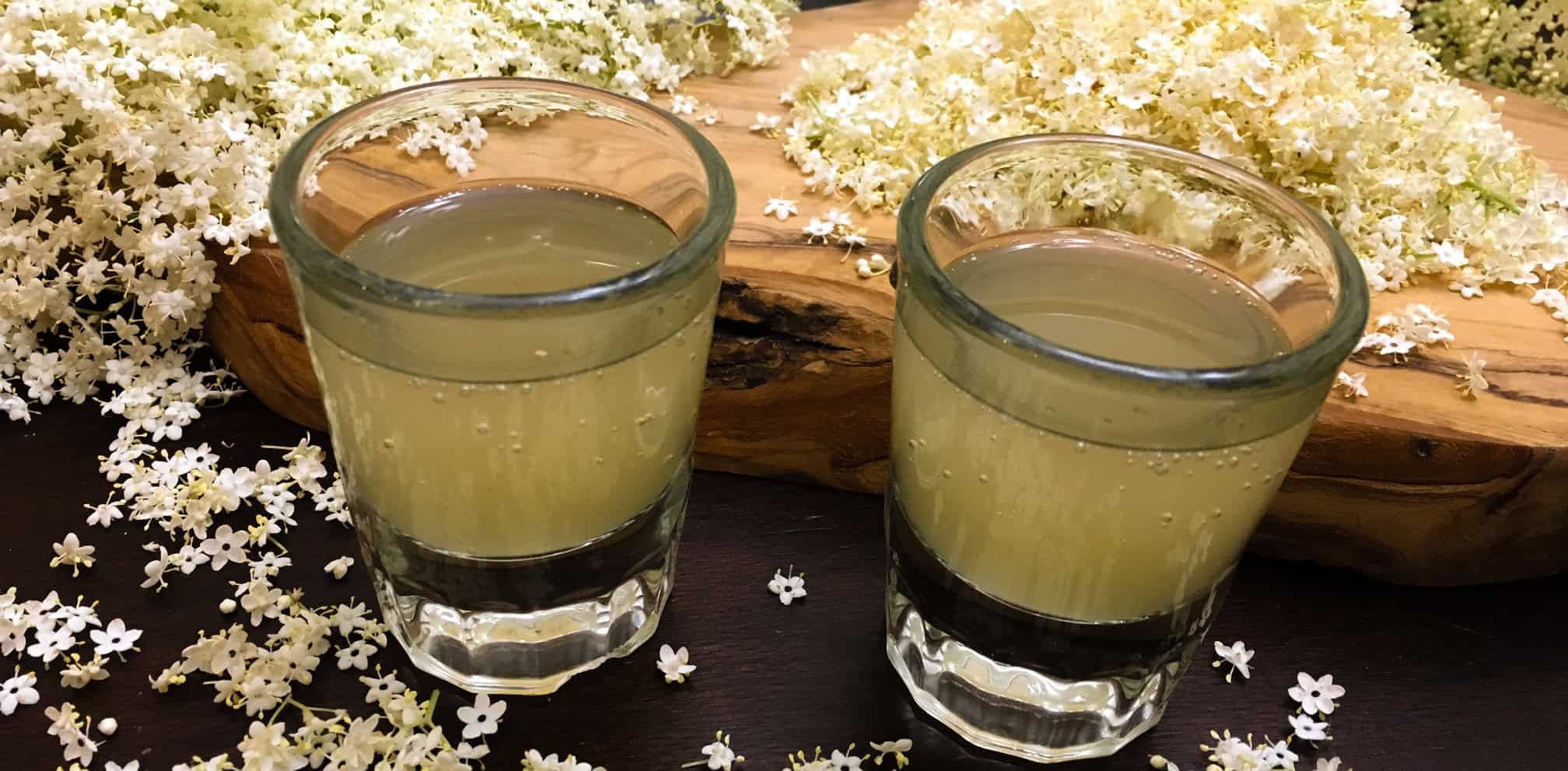 recipe: fermented sparkling elderflower cordial
