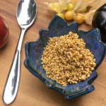 black truffle popped quinoa recipe
