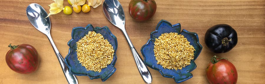 recipe: popped quinoa with truffle oil