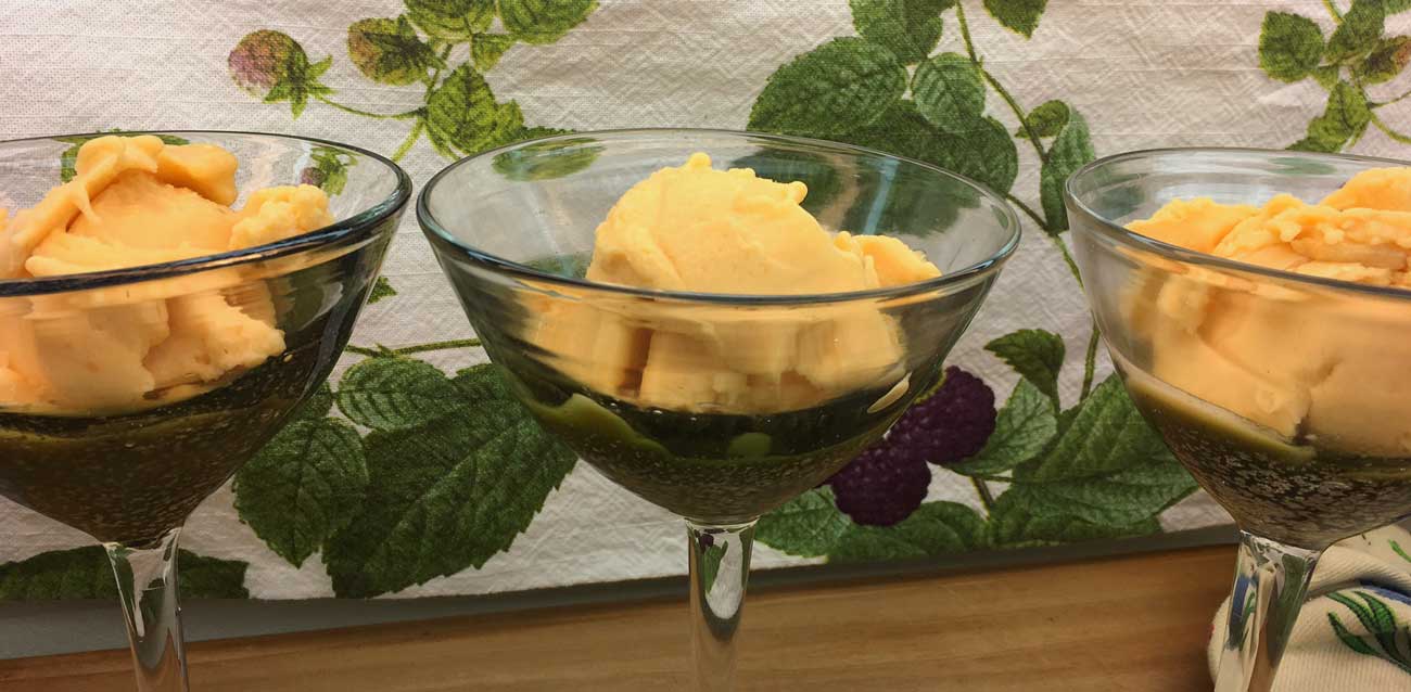 recipe: native passionfruit pawpaw sorbet