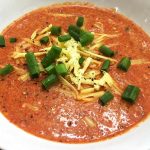 red shishito pepper soup