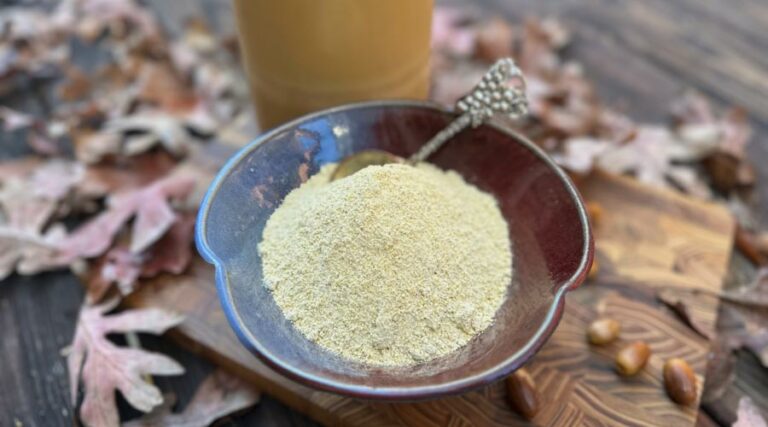 How to make best cold-leached acorn flour