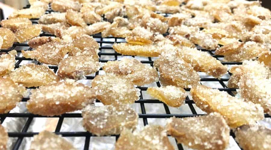 recipe: chewy ginger candy