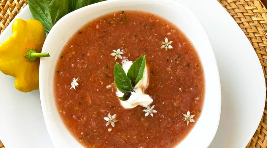 recipe: watermelon gazpacho