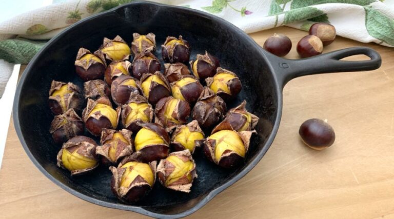 recipe: how to roast chestnuts in cast iron pan on stovetop
