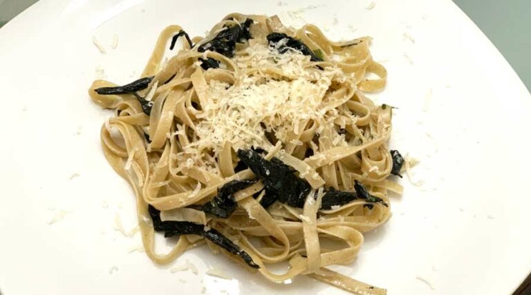 black trumpet mushroom pasta featured image