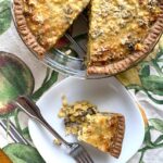 recipe: cauliflower mushroom quiche