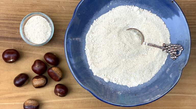 how to make chestnut flour