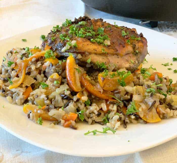 Recipe: One-pot kumquat turkey roast with wild rice - savory kumquat recipe