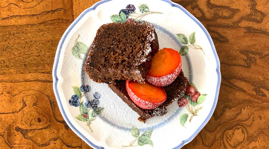 recipe: spiced persimmon bread