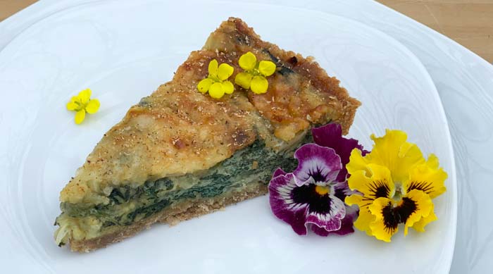 stinging nettle quiche recipe
