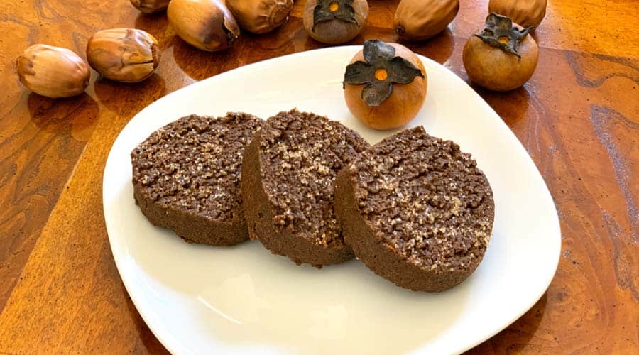 acorn flour american persimmon cookies featured image
