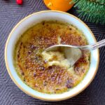 Christmas tree crème brûlée recipe made with spruce needles (or other edible conifer needles). How to eat your Christmas tree / Christmas tree recipes