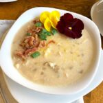 American groundnut and maitake mushroom chowder recipe / Apios americana recipe / maitake mushroom chowder recipe