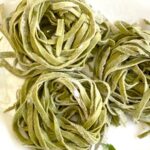 Recipe: duck egg stinging nettle pasta with organic white whole wheat flour