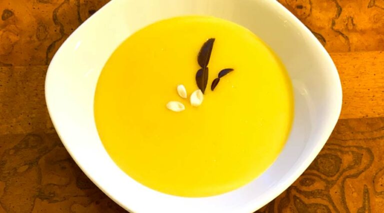 makrut lime leaf coconut milk and yuzu pudding recipe - featured image