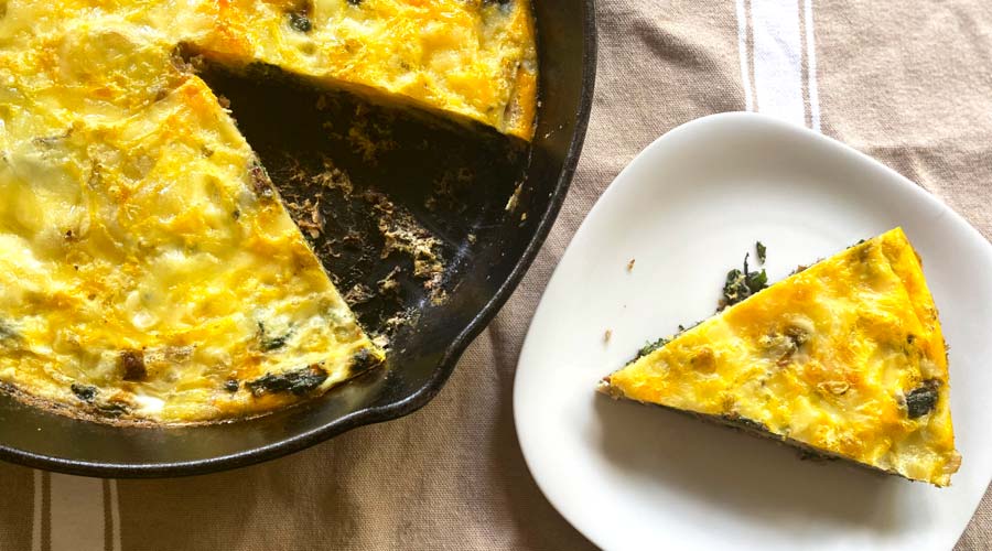 Recipe: stinging nettle frittata