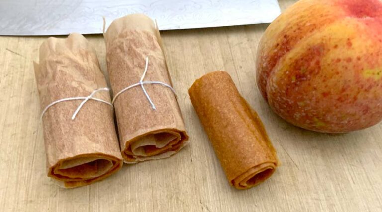 How to make perfect peach fruit leather