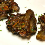 Recipe: Red wine maitake mushroom steaks, aka hen of the woods steaks.