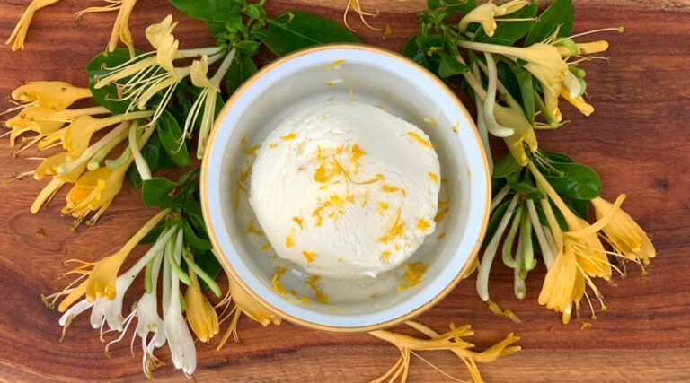 honeysuckle ice cream recipe
