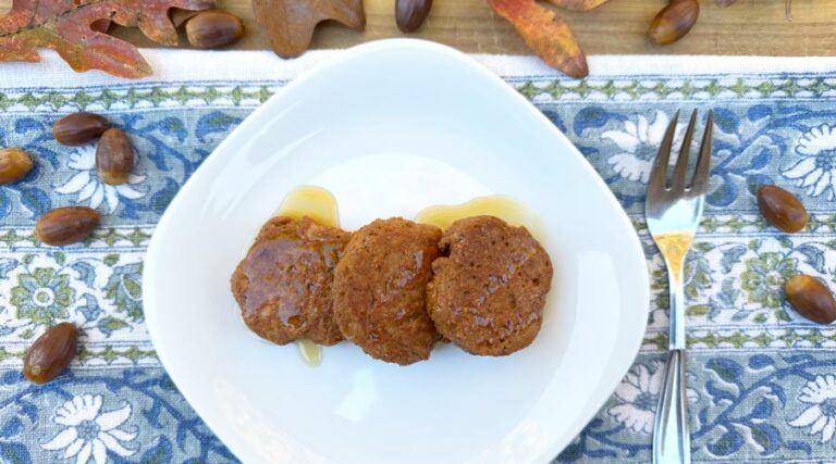 acorn flour pancakes / acorn pancake recipe