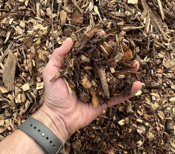 Arborist wood chips