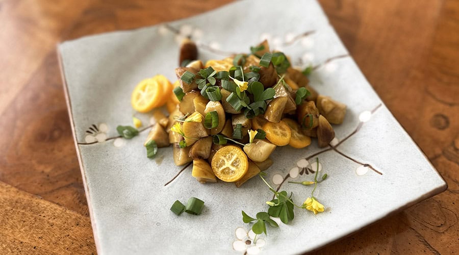 Natto chestnut recipe - featured image