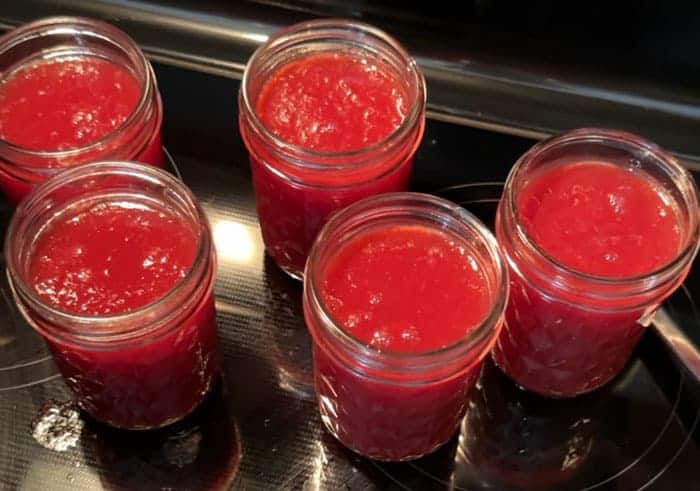 pomegranate molasses made with whole fruit, no sugar added