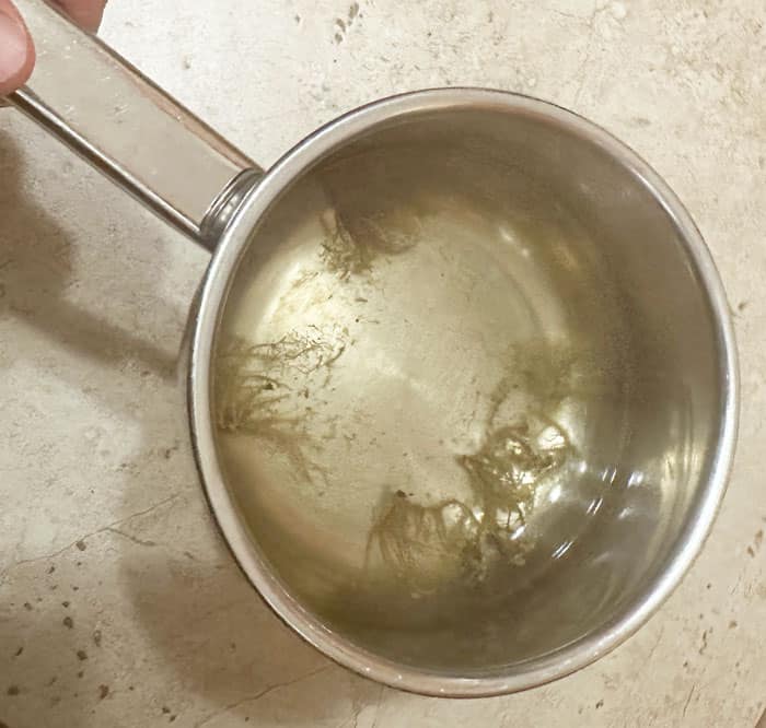 The smell and taste of usnea tea is truly delightful.