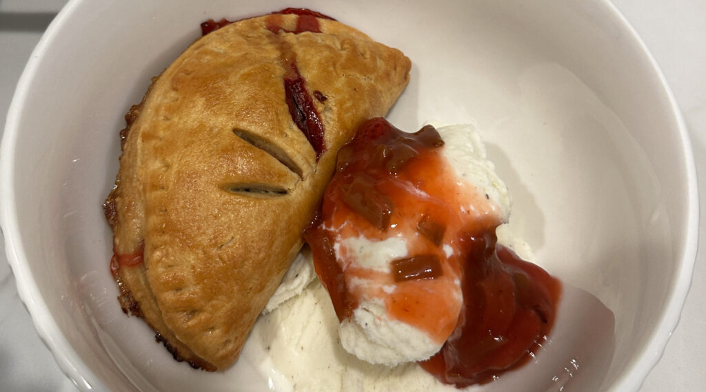 Japanese knotweed-strawberry handpies - recipe article featured image