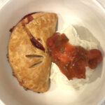 Japanese knotweed and strawberry handpie recipe